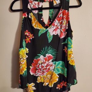 Old Navy Floral Tank (M)